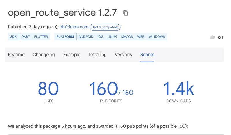 open_route_service: OpenRouteService API Library